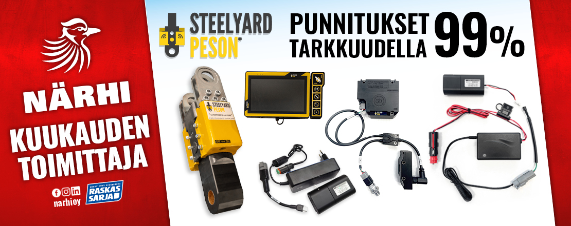 KUUKAUDEN TOIMITTAJA ELOKUU - STEELYARD PESON