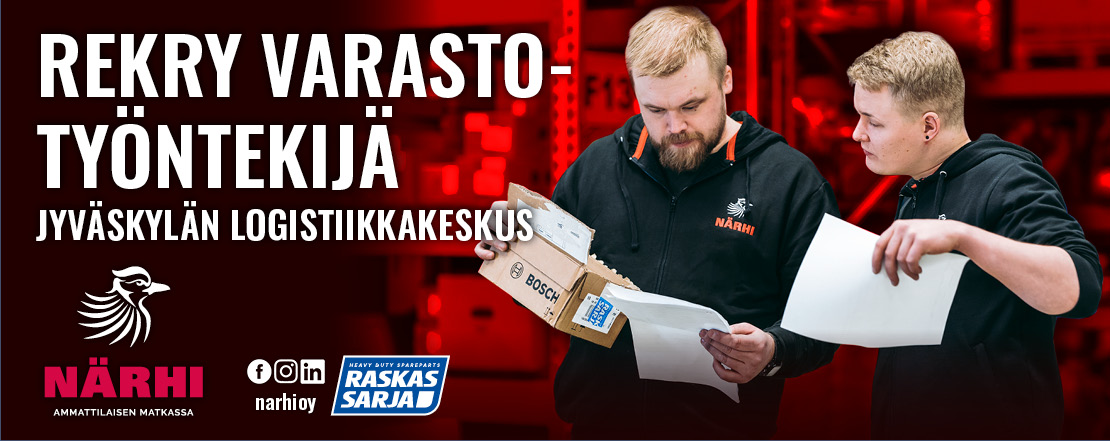 REKRY JYVÄSKYLÄ - VARASTOTYÖNTEKIJÄ